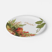 Vruchten op Borden van papier Papieren Bordje (Gekanteld)