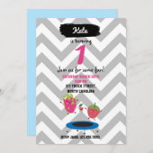 Vruchten op de marmerdag kaart (Voorkant / Achterkant)