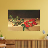 Vruchten op de tabel, 1644 canvas afdruk (Insitu (Woonkamer))