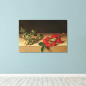 Vruchten op de tabel, 1644 canvas afdruk (Insitu (Houten vloer))