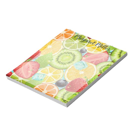 Vruchten op maat notitieblok (Linkerzijde)