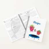 Vruchten op trampoline-ontvangers notitieboek (Binnen)