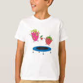 Vruchten op trampoline t-shirt (Voorkant)
