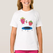 Vruchten op trampoline t-shirt (Voorkant)