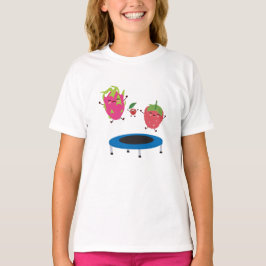 Vruchten op trampoline t-shirt
