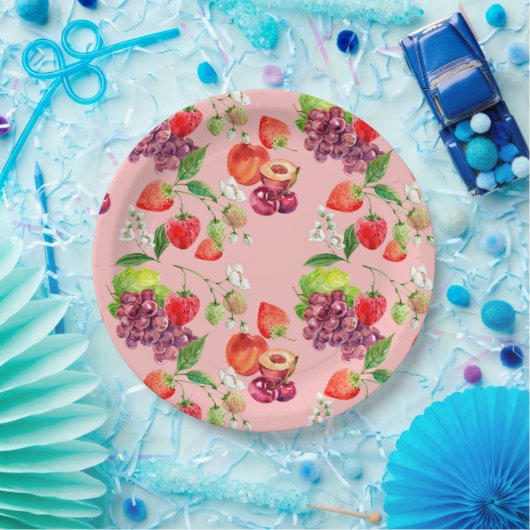 Vruchten Papieren Bordje (Feest)