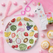 Vruchten Papieren Bordje (Feest)