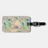 Vruchten patroon bagagelabel (Voorkant horizontaal)