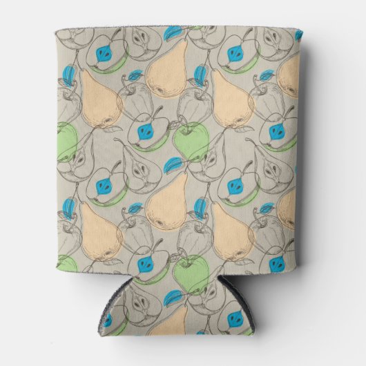 Vruchten patroon blikjeskoeler (Voorkant)