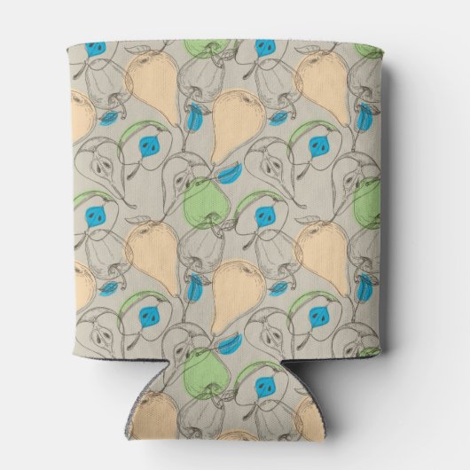 Vruchten patroon blikjeskoeler (Achterkant)