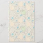 Vruchten patroon briefpapier (Voorkant)