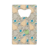 Vruchten patroon creditkaart flessenopener (Achterkant)