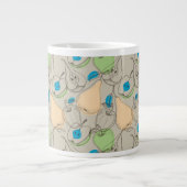 Vruchten patroon grote koffiekop (Voorkant)