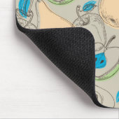 Vruchten patroon muismat (Hoek)