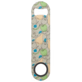 Vruchten patroon speed flessenopener (Voorkant)