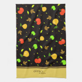 Vruchten patroon theedoek (Verticaal)