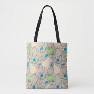 Vruchten patroon tote bag