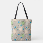 Vruchten patroon tote bag (Achterkant)