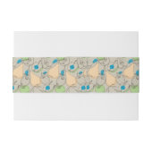 Vruchten patroon uitnodigingen wikkel (Achterkant Voorbeeld)