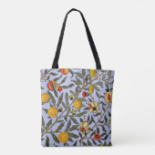 Vruchten,  patroon van William Morris Tote Bag (Achterkant)