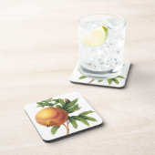 vruchten, Pomegranaat van Redoute Bier Onderzetter (Rechterzijde)