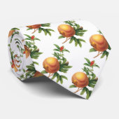  vruchten, Pomegranaat van Redoute Stropdas (Opgerold)