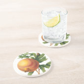  vruchten, Pomegranaat van Redoute Zandsteen Onderzetter (Zijkant)