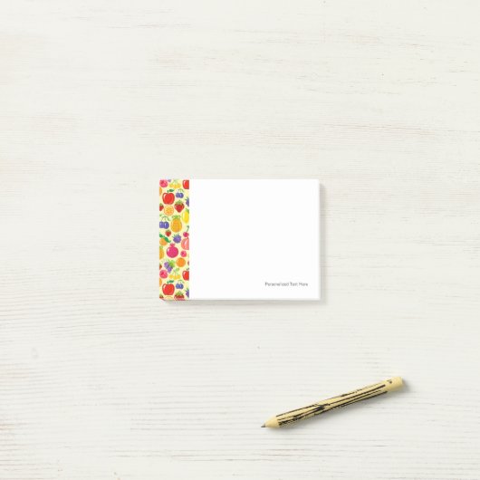 Vruchten Post-it® Notes (Op bureau)