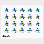 Vruchten Ronde Sticker (Vel)