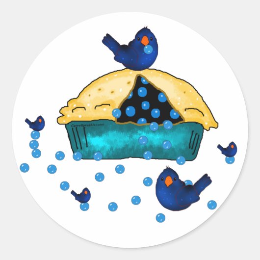 Vruchten Ronde Sticker (Voorkant)