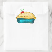 Vruchten Ronde Sticker (Tas)