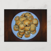 Vruchten Scones op Hout Briefkaart (Voorkant)