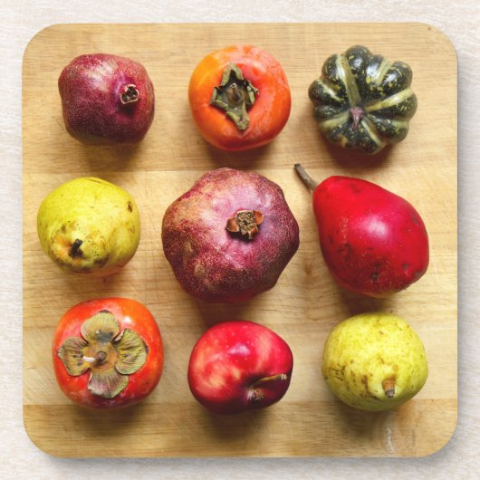 Vruchten Tic-tac-teen Bier Onderzetter (Voorkant)