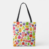 Vruchten Tote Bag (Achterkant)