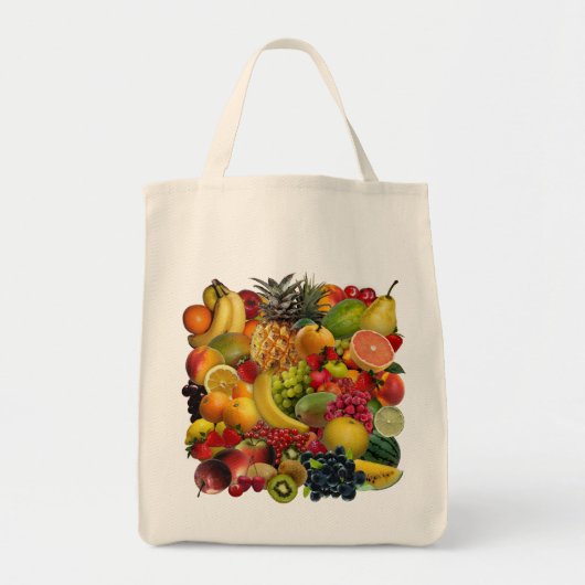 Vruchten Tote Bag (Voorkant)