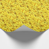 Vruchten Tropisch gele bananen Cadeaupapier (Hoek)