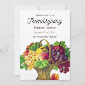 vruchten - uitnodiging van Friendsgiving (Voorkant)