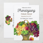 vruchten - uitnodiging van Friendsgiving (Voorkant / Achterkant)