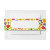 Vruchten Uitnodigingen Wikkel (Voorkant Voorbeeld)