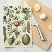  vruchten van Adolphe Millot Theedoek (Quarter Fold)