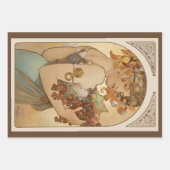 Vruchten van Alphonse Mucha,  Art Nouveau Inpakpapier Vel (Voorkant 2)