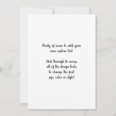 Vruchten van Alphonse Mucha,  Art Nouveau Kaart (Achterkant)