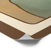 Vruchten van Alphonse Mucha,  Art Nouveau Poster (Hoek)