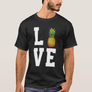 Vruchten van anananasappelvruchten: hawaii-vruchte t-shirt