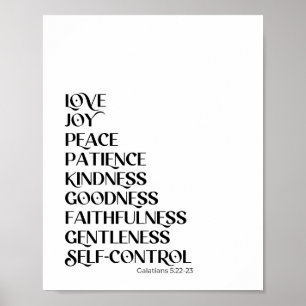 Vruchten van de Christelijke spiraal Poster