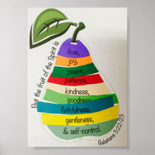 Vruchten van de gedistilleerde Afbeelding, 5x7 Poster