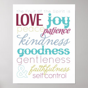 vruchten van de gedistilleerde "cranberries" poster