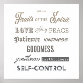 Vruchten van de gedistilleerde drank poster