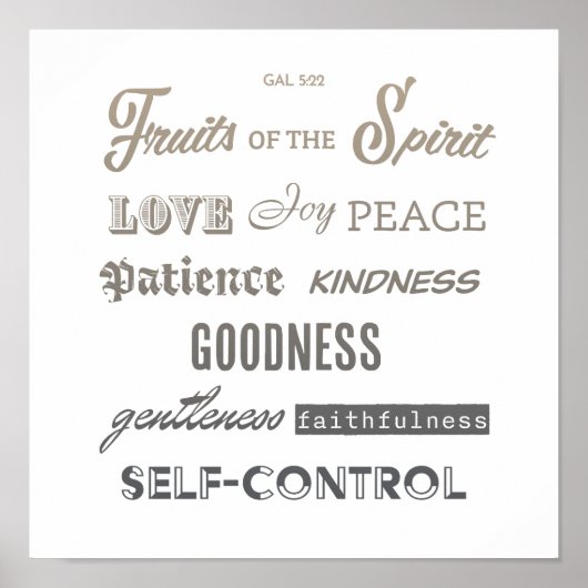 Vruchten van de gedistilleerde drank poster (Voorkant)