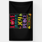 vruchten van de gedistilleerde Galatianen 5 22 Ins Spandoek (Verticaal)